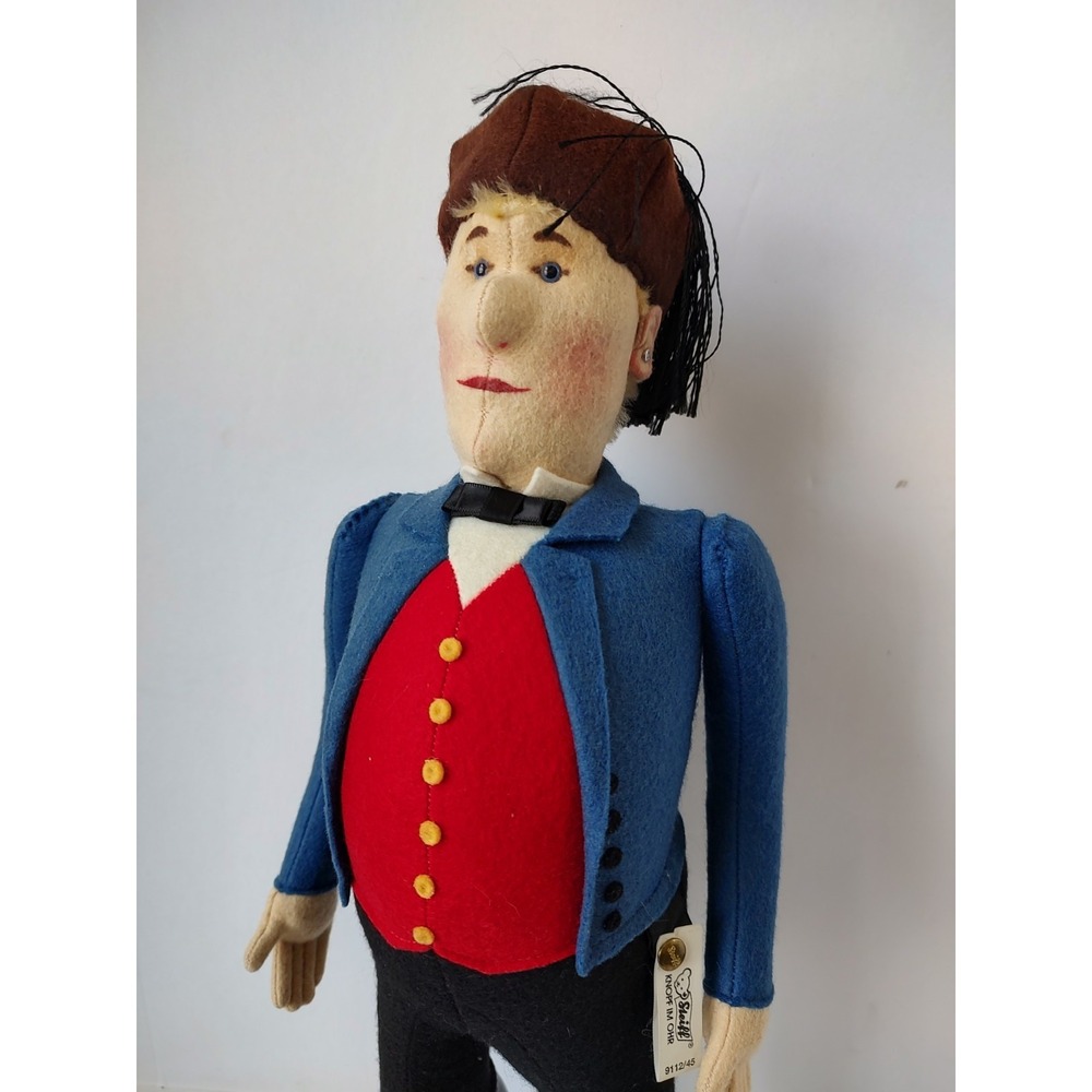Steiff‎ felt doll large 9112/45 17" Jorg Porter Peasant Man - Picture 2 of 5